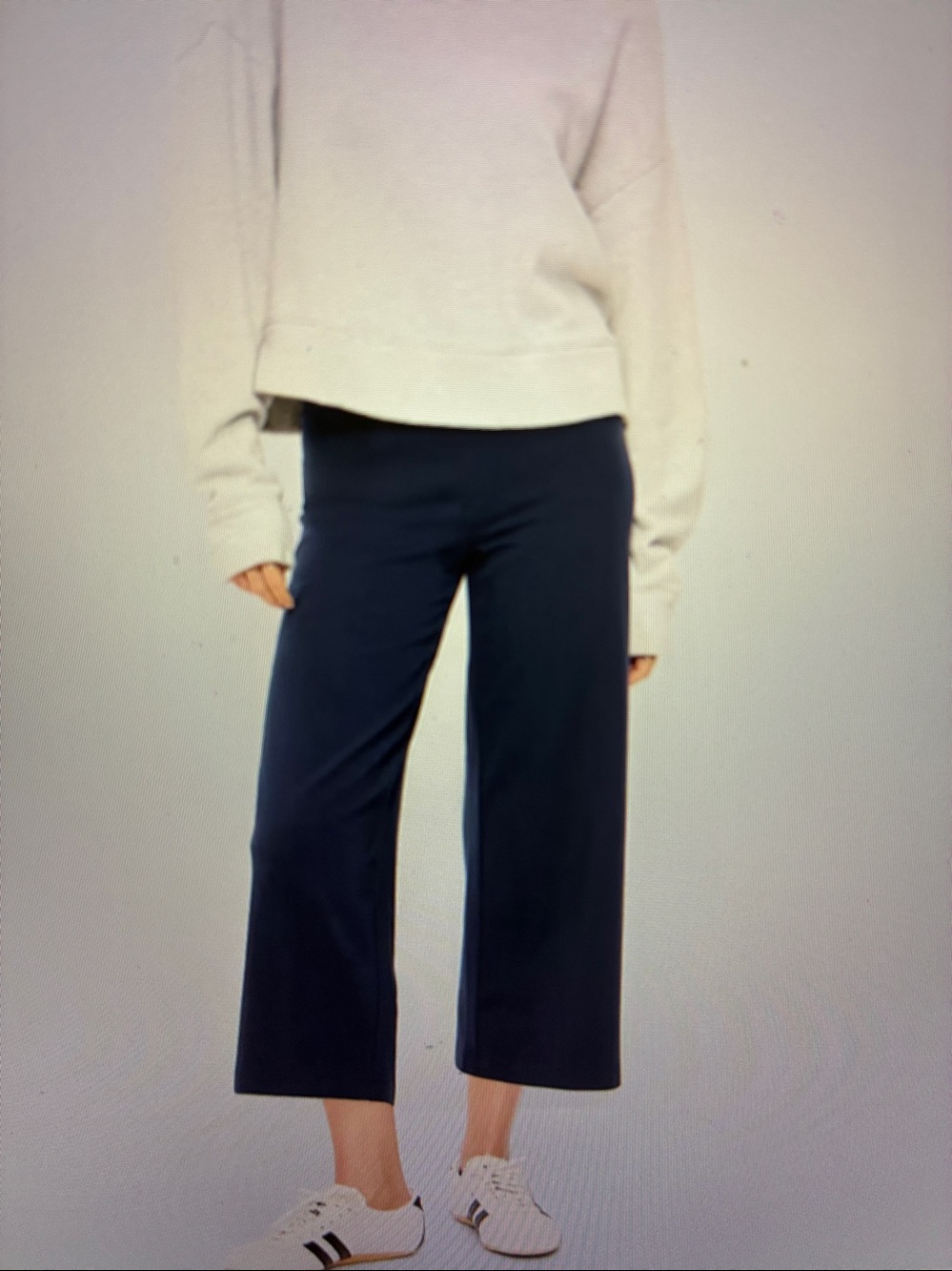 🆕Old Navy Women's Navy Wide-Leg Ponte Pants